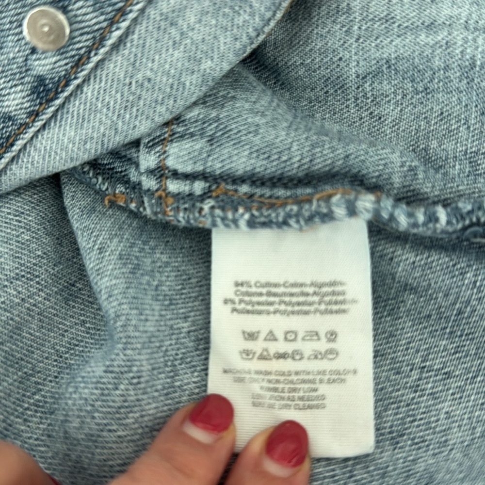 Free People Rumors Denim Jean Jacket - Picture 7 of 9